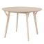 Dante Round Dining Table In White Wash