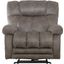 Dawkins Oversized Power Lay Flat Recliner In Charcoal