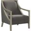 Dayna Charcoal Accent Chair With White Wash Frame