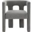 Deandre Contemporary Chair In Grey and Slate