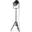 Debdou Black And White Metal Adjustable Cinema-Style Floor Lamp