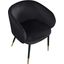 DeCotmore Black Velvet Dining Chair