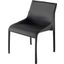 Delphine Dark Grey Leather Dining Chair HGND212
