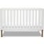 Delta Children Hendrix 4 In 1 Convertible Crib With Greenguard Gold Certified In Bianca White With Melted Bronze