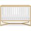 Delta Children Tribeca 4 In 1 Convertible Crib In Bianca White With Natural
