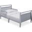 Delta Children Wood Sleigh Toddler Bed With Greenguard Gold Certified In Grey