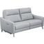 Derek Upholstered Power Sofa In Light Grey