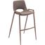 Desi Barstool Set of 2 In Brown And Walnut