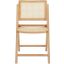 Desiree Cane Folding Dining Chair In Natural