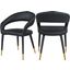 Destiny Black Faux Leather Dining Chair