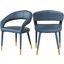 Destiny Navy Faux Leather Dining Chair