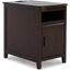 Devonsted Dark Brown Chair Side End Table