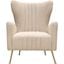 Diamond Sofa Ava Sand Linen Fabric Chair