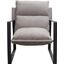 Diamond Sofa Miller Sling Accent Chair in Grey Fabric