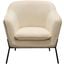 Diamond Sofa Status Cream Fabric Accent Chair