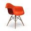 Dijon Arm Chairs Set of 2 In Orange