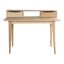Dillon Solid Wood Two-Drawer Desk In Natural
