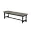 Dining Bench In Gray and Black