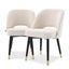 Dining Chair Cliff Boucle Cream Set Of 2