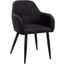 Dining Chair Set Of 2 In Black Leather Look I 1193