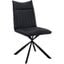 Dining Chair Set Of 2 In Black Leather Look I 1215