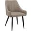 Dining Chair Set Of 2 In Taupe Fabric I 1188