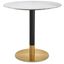 Dining Table Trevor White Marble Look Top