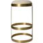 Dior Bar Stool In Metal With Brass Finish