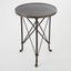 Directoire Table In Iron And Black Granite