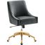 Discern Performance Velvet Office Chair In Gray EEI-5080-GRY