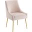 Discern Pink Upholstered Performance Velvet Dining Chair EEI-3508-PNK
