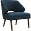 Dock Azure Upholstered Fabric Arm Chair