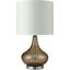 Donna Amber Glass Table Lamp