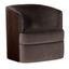 Donna Swivel Chair In Brown