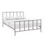 Dower Gray Queen Stainless Steel Bed