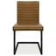 Drake Side Dining Chair Set of 2 In Cognac