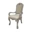 Dresden Arm Chair Set of 2 In Bone White