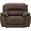 Dunleith Zero Wall Recliner with PWR HDRST In Chocolate