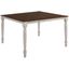 Dylan Buttermilk and Oak Extendable Counter Height Dining Table