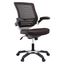 Edge Brown Vinyl Office Chair EEI-595-BRN