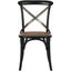 Eleanor Hickory and Medium Brown X-Back Farmhouse Side Chair