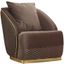 Elegance Accent Chair In Brown