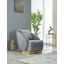 Elegance Accent Chair In Light Grey
