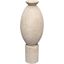 Elevated Decorative Vase In Off White