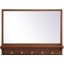 Elle Pecan Entryway Mirror With Shelf MR502821PE