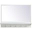 Elle White Entryway Mirror With Shelf MR502821WH