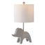 Ellie Elephant Lamp in Grey