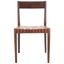 Eluned Leather Dining Chair Set of 2 in Cognac DCH1201A-SET2
