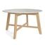 Elysian Faux Marble Coffee Table In Natural