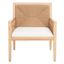 Emilio Woven Accent Chair In Natural